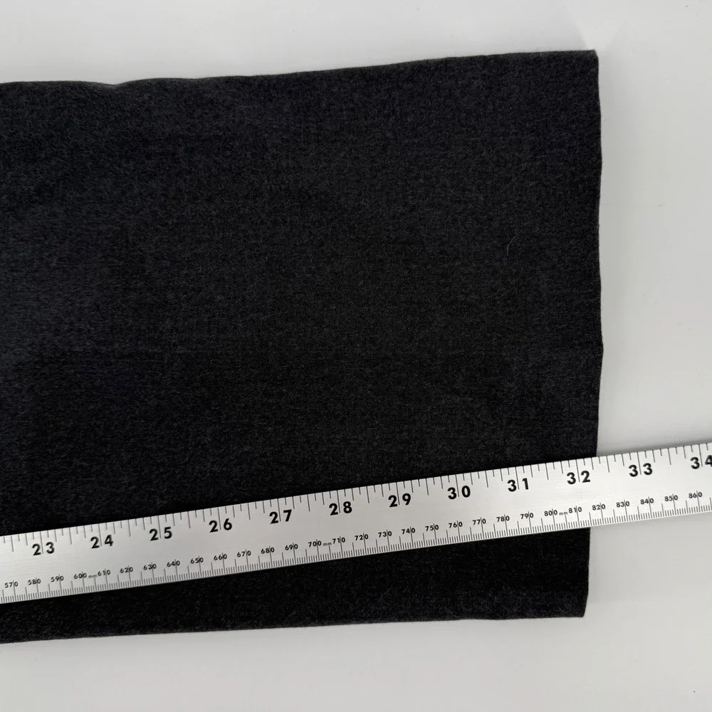 NWT Talbots Womens 20W Windsor Italian Flannel Wool Dress Pants Charcoal Gray - Picture 7 of 7